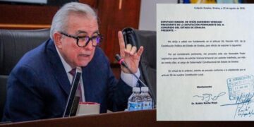 Rocha Moya apenas permaneció 34 horas en el cargo tras regresar de una licencia de 112 días.