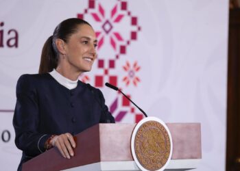 Sheinbaum destaca a Nuevo Laredo por su baja percepción de inseguridad.