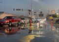 Minimiza Municipio problema de drenaje en Ruta Fiscal; dice que solo es “encharcamiento”.