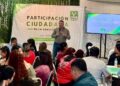 Abordan participación ciudadana en conferencia del Partido Verde en Acuña.