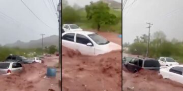 Activan Plan Marina tras severas inundaciones en Sonora.