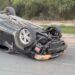 Adolescente de 16 años protagoniza choque-volcadura en Piedras Negras.
